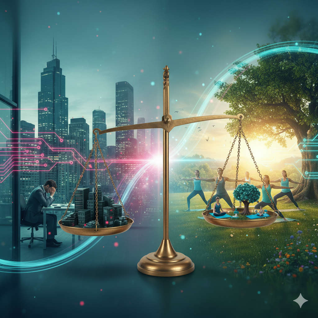 İş & Yaşam Dengesi infografik