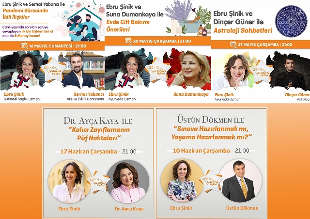 Migros İyi Gelecek Elçileri — Ebru Şinik canlı yayınları