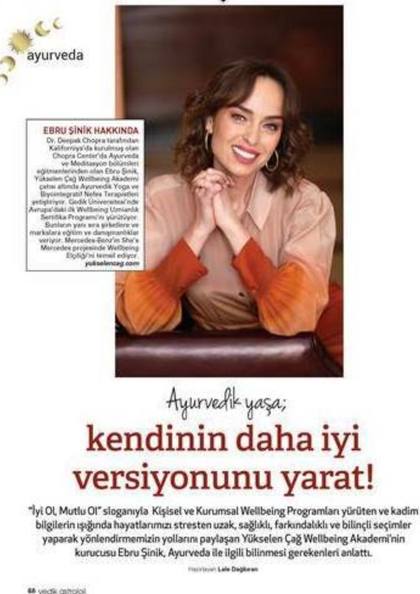 Astroloji Vedik Dergisi Ebru Şinik Sayfa 1