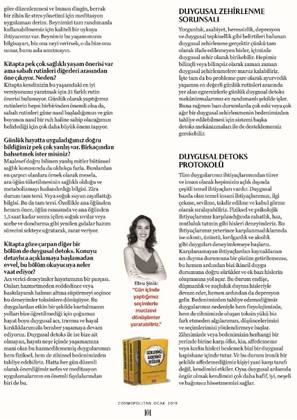 Cosmopolitan Türkiye 2019 | Duygusal Arınma