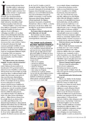 Ebru Şinik Elele Dergisi Telomer Etkisi 2018