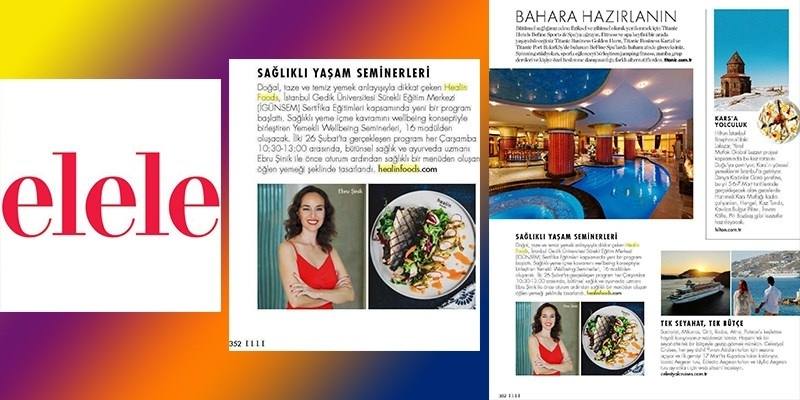 Elele Dergisi – Ebru Şinik & Healin Foods