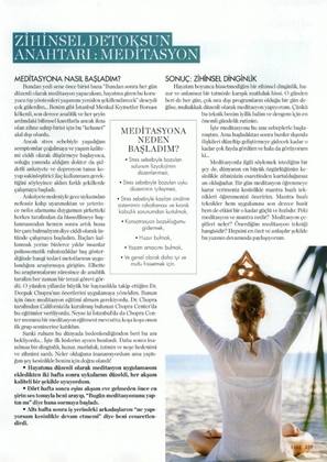 Ebru Şinik – Elle Dergisi Meditasyon Eki 1