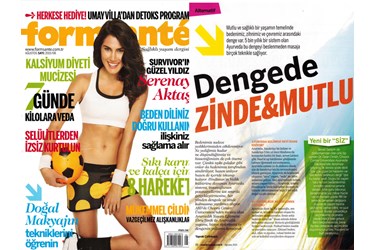 Formsanté Dergisi Ayurveda Röportajı - Ebru Şinik