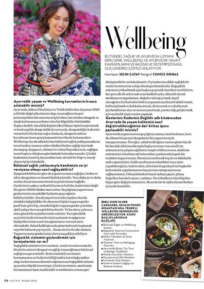 InStyle Dergisi – Ebru Şinik Nisan 2020