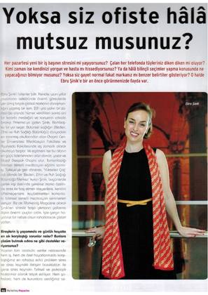 Marketing Magazine Dergisi Mayıs 2013 - Ebru Şinik 1