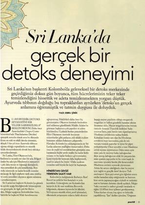 Ebru Şinik - Sri Lanka Panchakarma Deneyimi 2