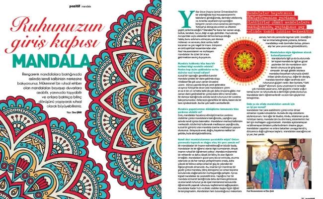 Pozitif Dergisi Nisan 2015 - Mandala yazısı