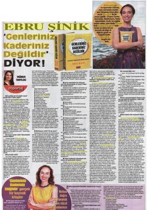 Yeni Çağrı Gazetesi röportajından bir sayfa – Ebru Şinik