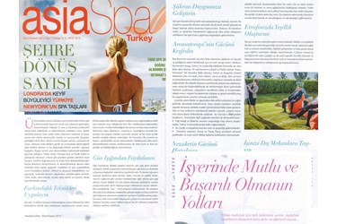 Asia Spa Dergisi | Ekim - Kasım 2014