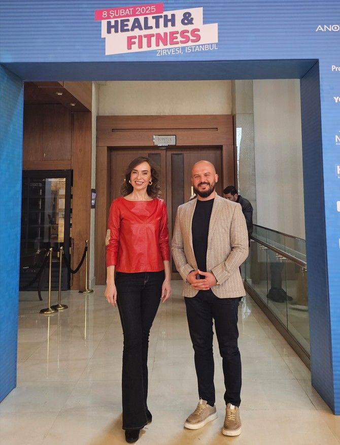 Ebru Şinik ile Health & Fitness Zirvesi’nden bir kare