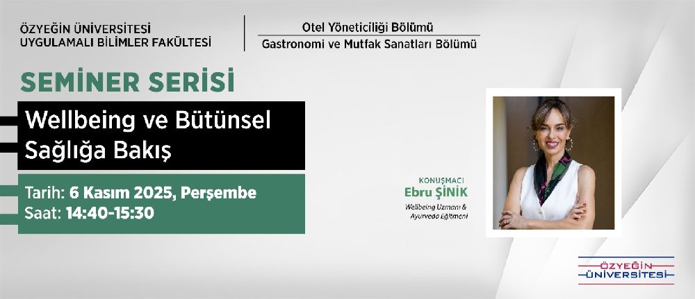 Özyeğin Üniversitesi iyi yaşam ve gastronomi buluşması