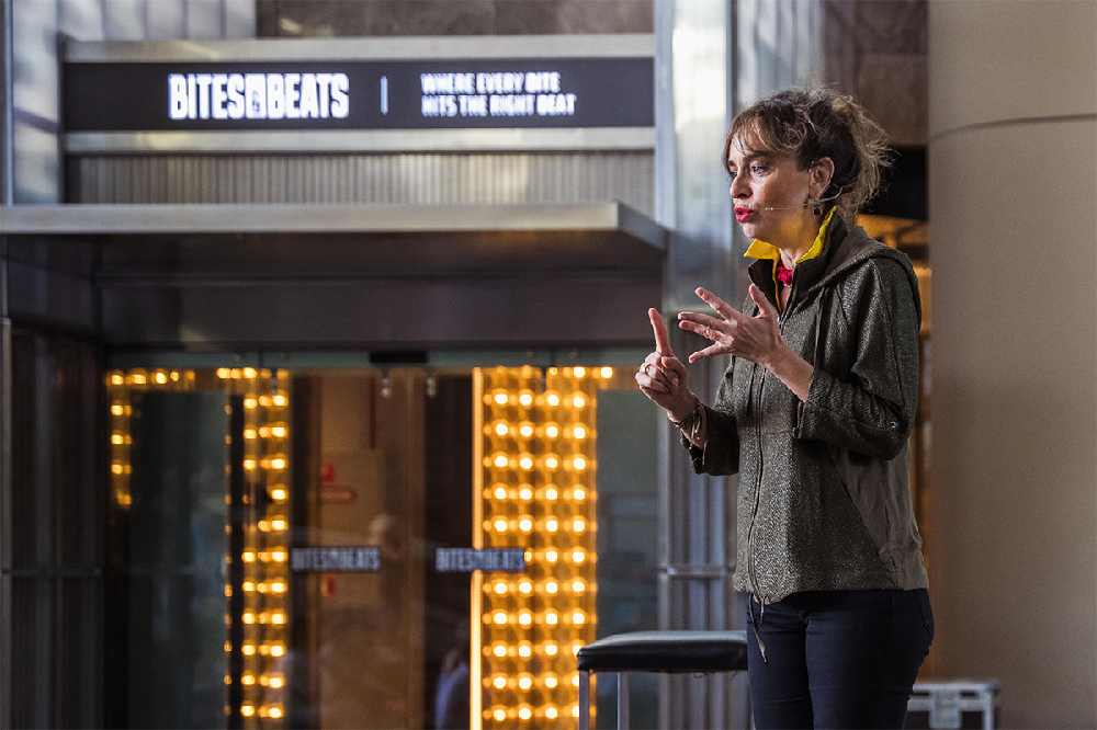 Zorlu PSM Yoga'ya Davet etkinliğinden görünüm