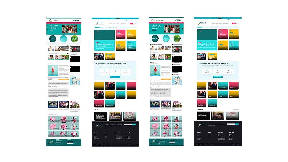 Yükselen Çağ Wellbeing Akademi'nin yeni ve modern web sitesi tasarımı